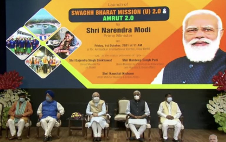 PM Narendra Modi launches Swachh Bharat Mission-Urban 2.0 and AMRUT 2.0, pledges to remove garbage mountains from cities