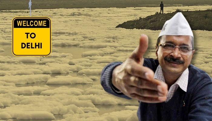 Tareekh pe Tareekh: Toxic foams on Yamuna continue, but Kejriwal govt’s promises to clean river still a distant dream