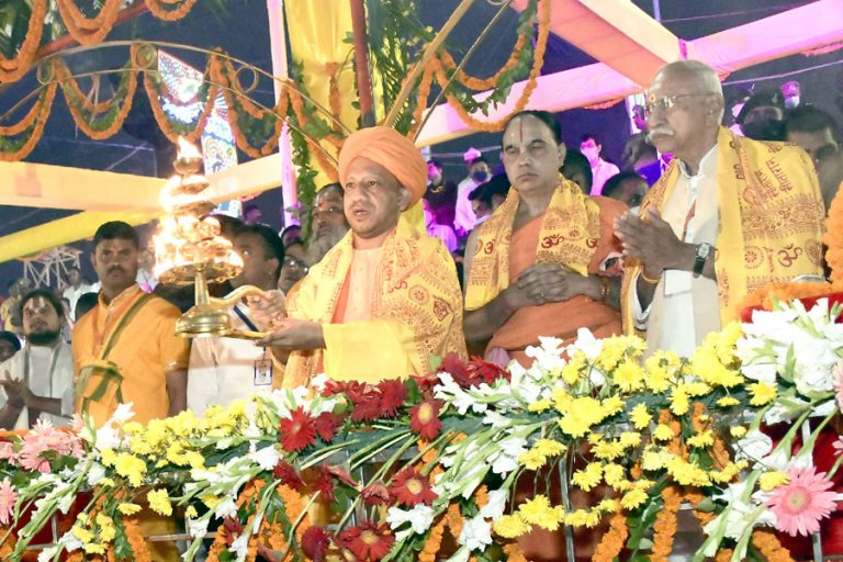 UP: CM Yogi Adityanath visits home of PMAY beneficiaries, gifts them crackers and sweets on Diwali