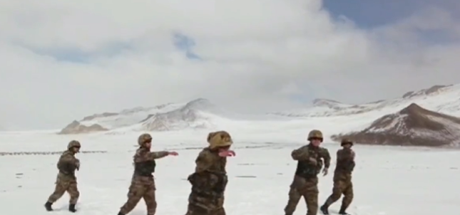 Watch : Chinese soldiers turn Tiktokia at high altitude, govt propagandist shares 'cool' amd 'cute' video