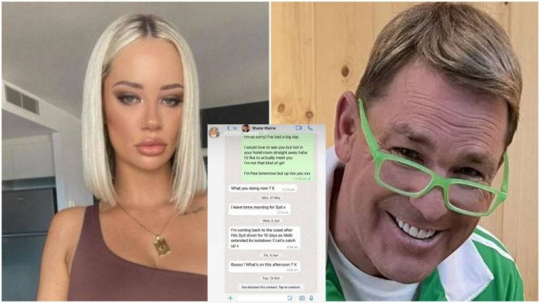 ‘He got real X-rated’: Australian TV star Jessika Power opens up about ‘inappropriate’ messages sent to her by cricket icon Shane Warne