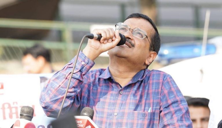 “Delhi govt sends teachers abroad while Punjab govt sends them to top of water tanks”: Arvind Kejriwal joins contractual teachers protest in Mohali