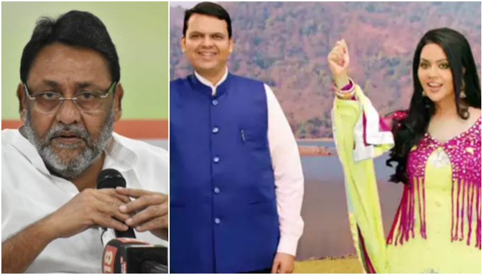 Nawab Malik levels allegations against Devendra Fadnavis and his wife