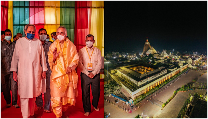 Odisha: Gajapati Maharaj of Puri performs Shilanyas of Heritage Corridor Project around Jagannath Temple in presence of CM Naveen Patnaik