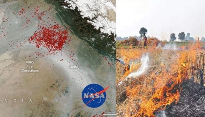 NASA reveals how stubble burning is responsible for poor air quality in Delhi