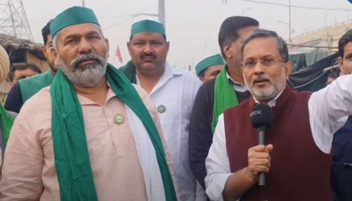 Watch: Rakesh Tikait flummoxed by the sudden repeal of farm laws, suspects sinister agenda behind the decision