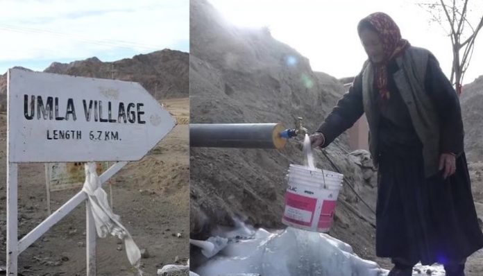 Tap water reaches Leh's 12th village for the first time since Independence