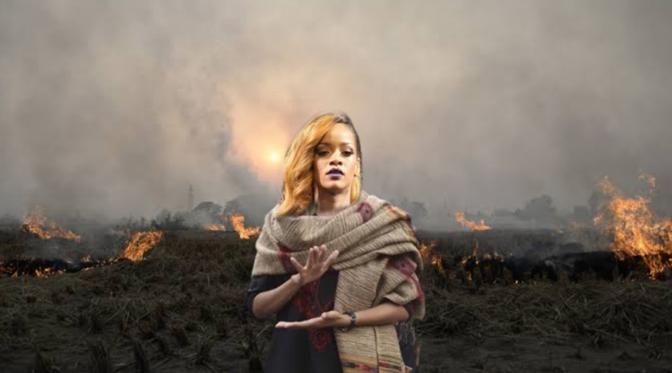 Rakesh Tikait, Rihanna
