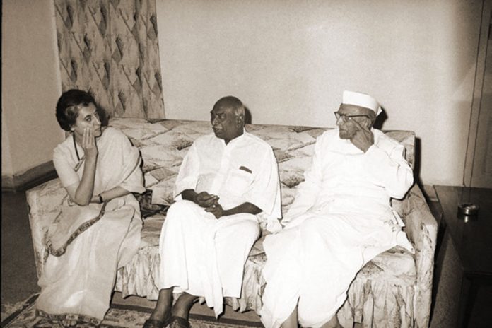 Indira Gandhi was expelled from Congress for fostering a cult of personality