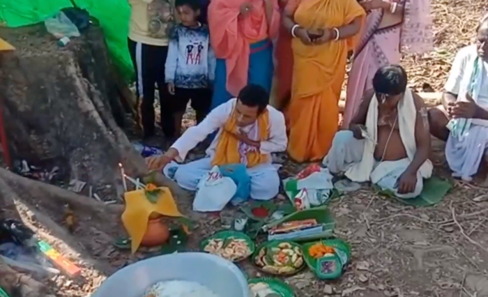 Assam: Hindus reclaim worshipping rights in Mahadevtilla, reinstall Shivling at site desecrated by Christian miscreants