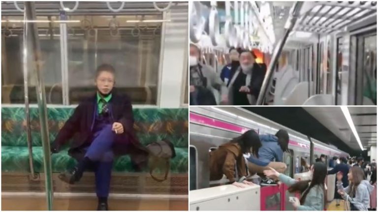 Japan: Man dressed as Batmans’ Joker on Halloween stabs people and starts fire inside train in Tokyo