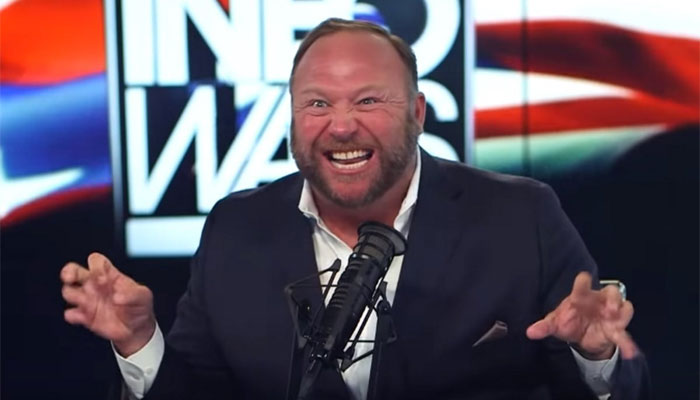 Watch Alex Jones ‘revel’ a little and describe how he doesn’t want to enjoy his enemy’s misery while laughing hysterically