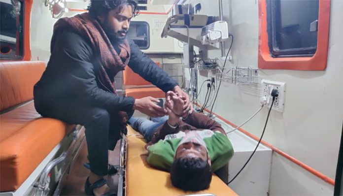 ABVP Students attacked by leftists in JNU