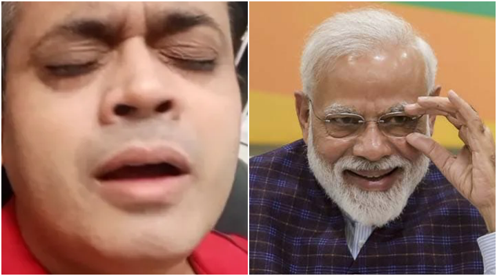 YouTuber Abhisar Sharma suffers another meltdown within 48 hours, laments media focus on PM Modi while focusing on PM Modi
