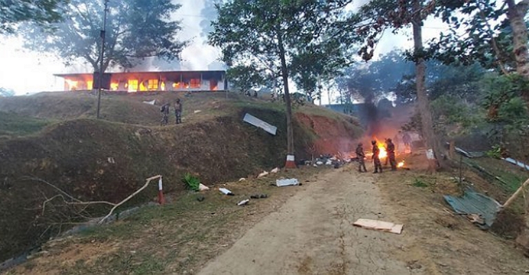 Violence erupts in Nagaland after 13 civilians were killed by armed forces, 1 dead after mob attacked Assam Rifles camp