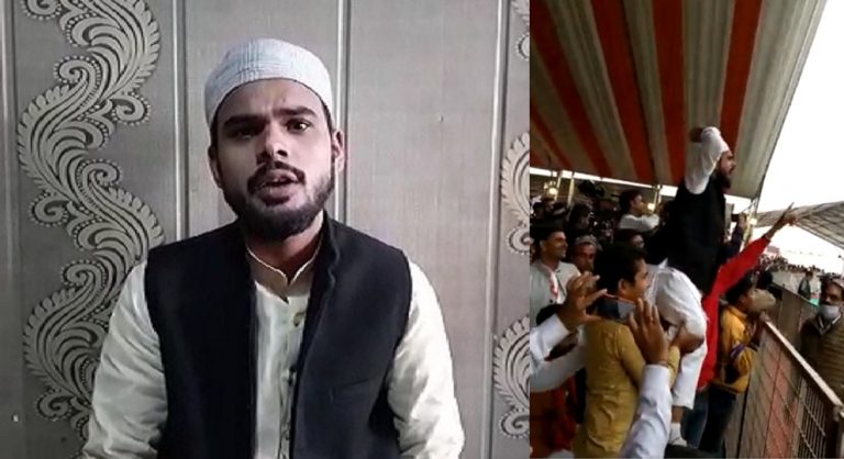 Uttar Pradesh: Muslim youth chants Jai Shri Ram, Bharat Mata Ki Jai in a rally, Deoband maulanas threaten to expel him from Islam