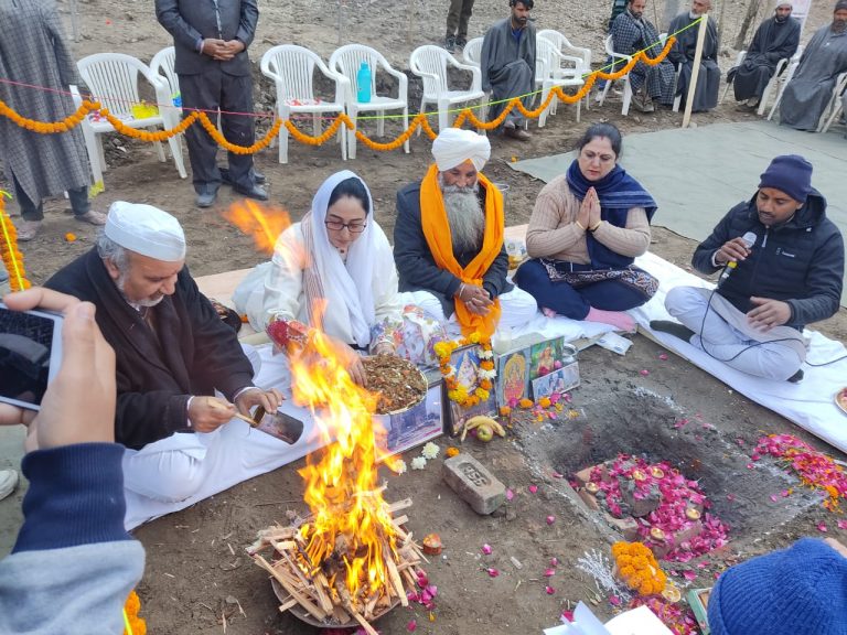 In hope to revive Sharda Peeth Yatra, Save Sharda Committee lays foundation stone of temple and research centre at LoC