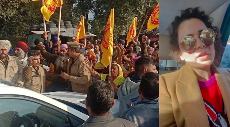 ‘I could have been lynched’: Mob calling themselves farmers attack the convoy of Kangana Ranaut in Punjab