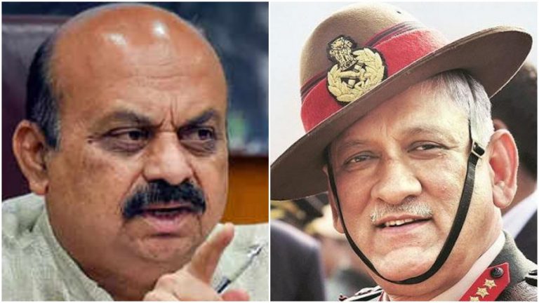Karnataka CM assures legal action against ‘perverted minds’ posting derogative messages about the death of CDS General Bipin Rawat