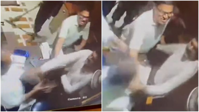 Watch: Mumbai cop assaults and threatens restaurant cashier for refusing to serve food and drinks beyond service hours