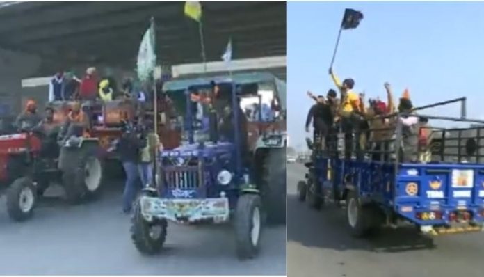 Farmer protestors finally vacate Ghazipur, Singhu and Tikri borders after all demands were accepted by govt. Watch video