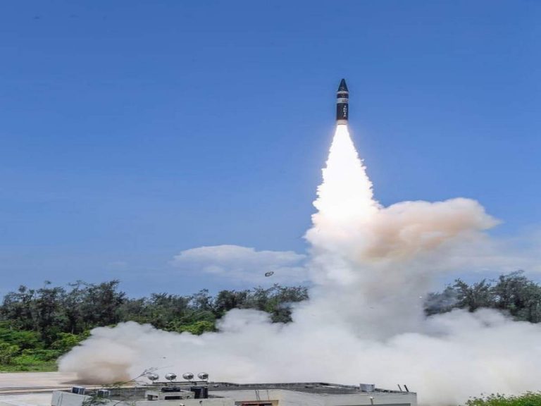 India successfully tests fire new-generation ballistic missile Agni-P with nuclear capabilities