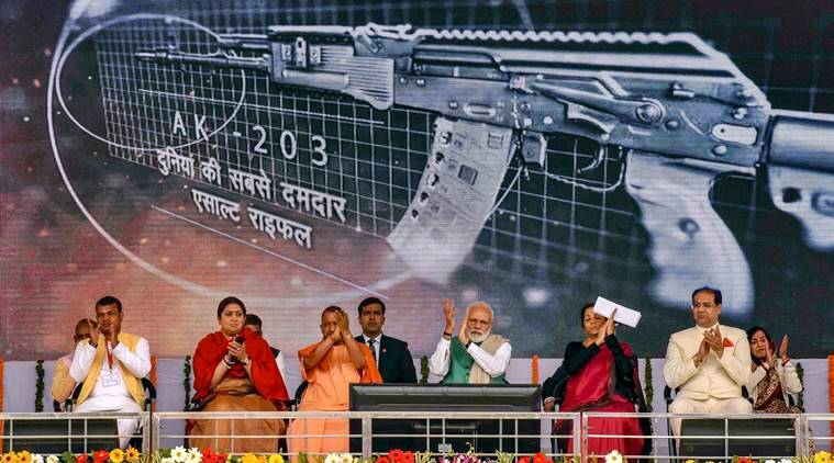 Union cabinet approves ₹5,100 crore project to manufacture 5 lakh AK-203 rifles in Amethi, to replace the INSAS rifle