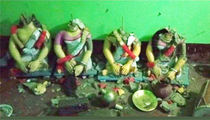 Twitter user shares images of attack on a Hindu temple in Bangladesh, Bengal police flags it as ‘violation of Indian law’