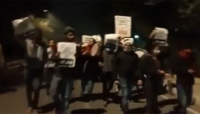 ‘Build Babri again’ JNU students protest on anniversary of demolition of disputed structure at Ayodhya