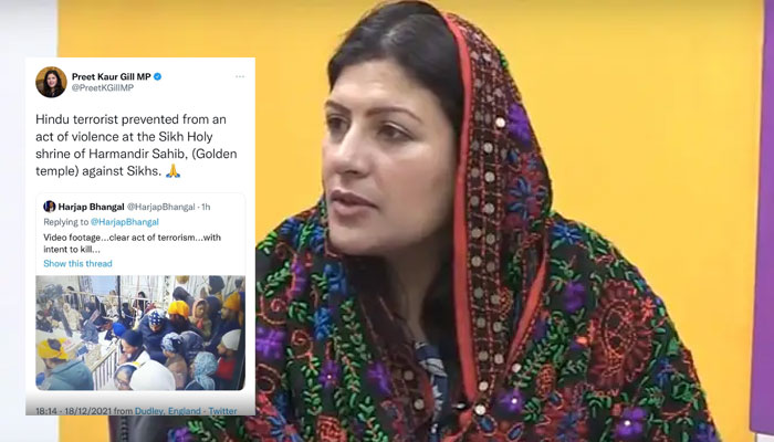 UK Sikh MP calls Golden Temple lynching victim a ‘Hindu terrorist’, deletes Tweet after outrage