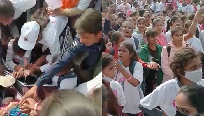 Girls chant Modi-Yogi at Priyanka’s rally in Uttar Pradesh, viral video shows them getting assaulted: Details