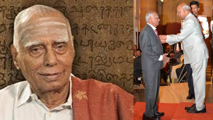 Archaeologist R Nagaswamy passes away at 91, PM Modi expresses grief