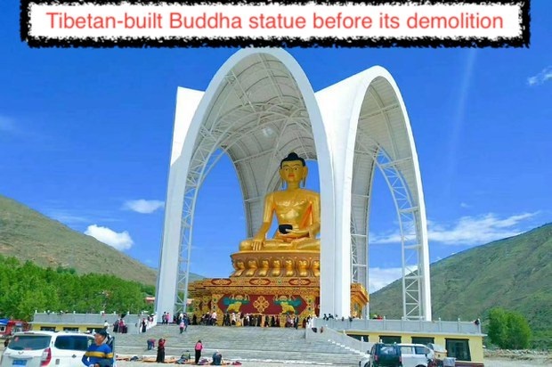 Tibet Monks beaten, arrested for ‘leaking info’ after being forced to watch the demolition of giant Buddha by China in Draggo: Details