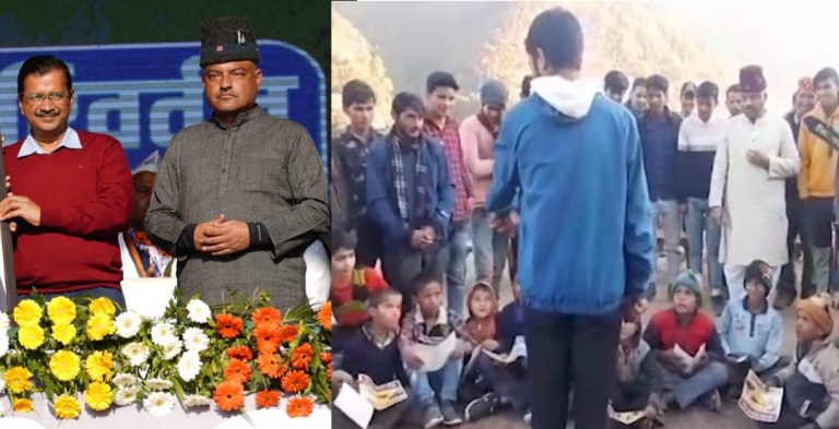 Uttarakhand: AAP’s CM candidate Col Ajay Kothiyal uses minor children to paste election campaign posters, NCPCR takes note