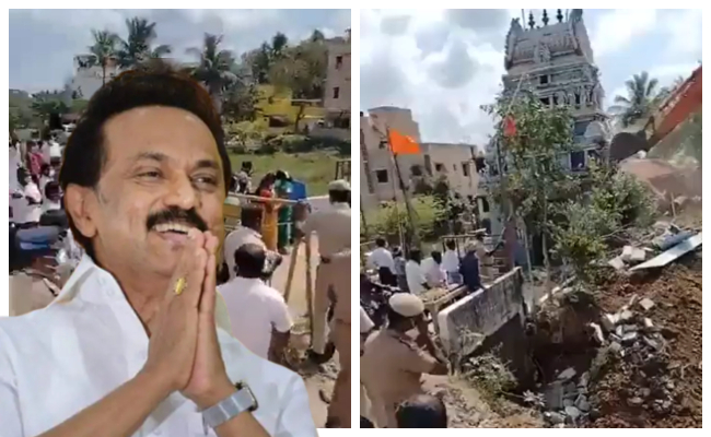 Tamil Nadu: Tambaram Narasimha Anjaneyar Swamy temple demolished in Chennai