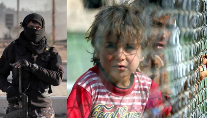700 children are trapped in the NE Syria prison seized by ISIS