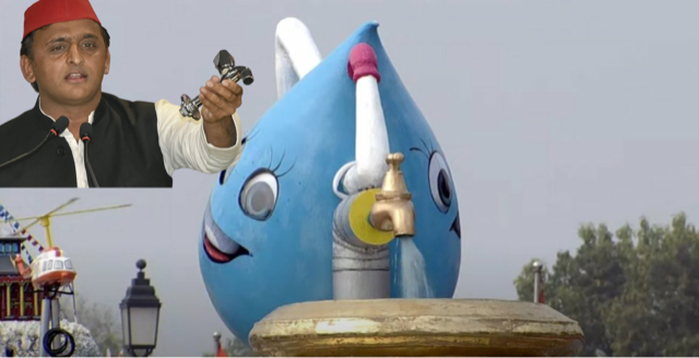 This Republic Day tableau with the water tap on it has netizens thinking of ex-Uttar Pradesh CM, here’s what happened