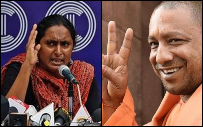 Communist leader Kavita Krishnan outrages against a UP ad in the newspaper calling it 'Islamophobic': Did she just admit that all rioters are Muslims?