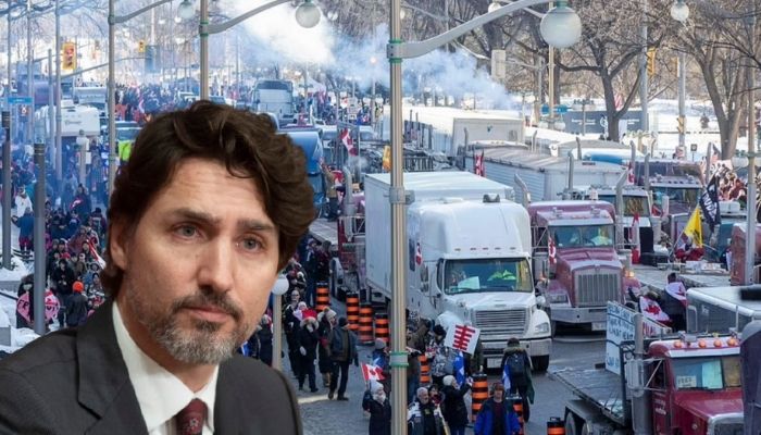 Canadian PM Justin Trudeau goes into hiding as farmers join truckers in protest against vaccine mandate
