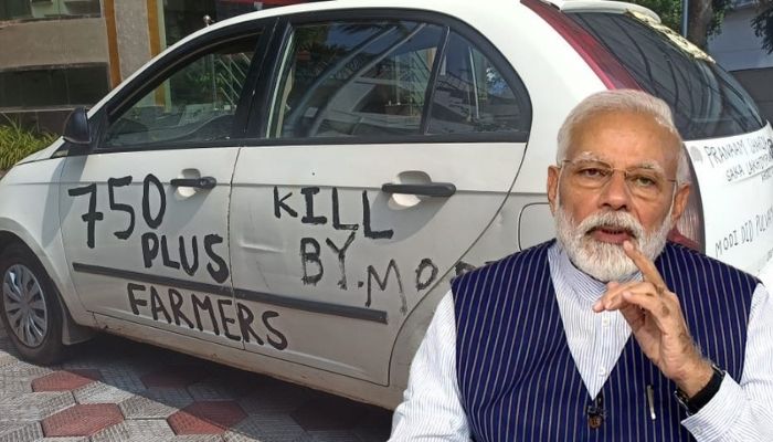 Abandoned car carrying anti-Modi slogans with UP registration found in Shashi Tharoor’s constituency in Kerala