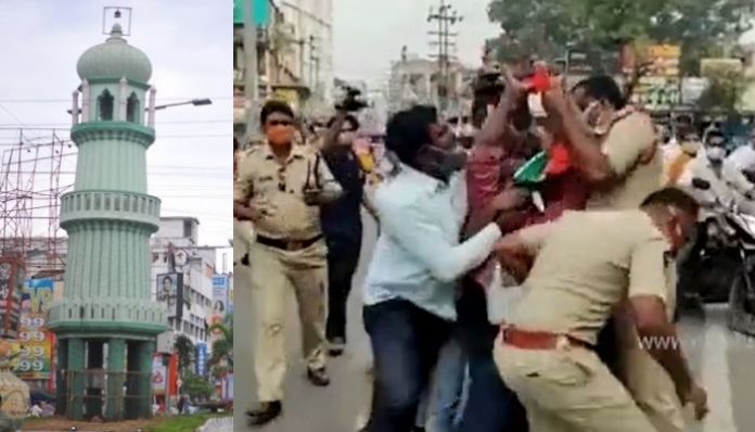 Hindu Vahini activists detained for trying to hoist tricolor at Jinnah Tower