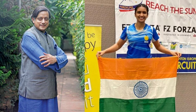 Shashi Tharoor hails Under-19 Badminton Player Tasnim Mir for securing top spot in World Junior Rankings, gets the facts wrong