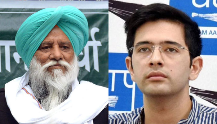 Farmer leader turned politician says he has proof of AAP selling tickets after AAP workers thrashed each other and heckled Raghav Chadha for it