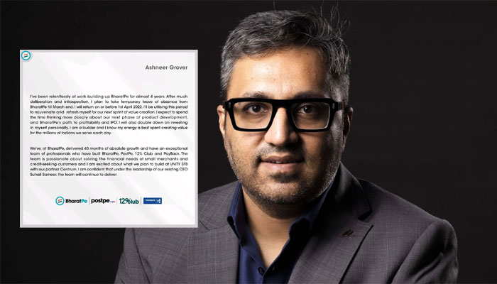 Abusive phone call controversy: BharatPe founder Ashneer Grover to be on leave for ‘best interests of the company’