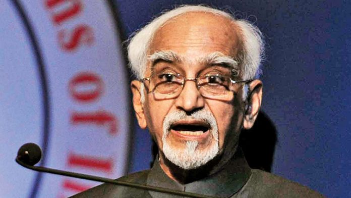 Hamid Ansari criticizes Indian democracy in an event co-hosted by IAMC