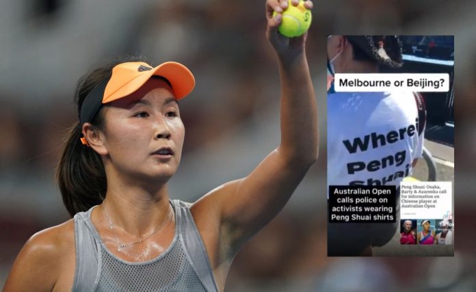 Tennis Australia bans T-shirts and posters supporting Peng Shuai