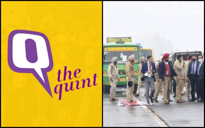 The Quint spreads fake news to whitewash PM Modi's security breach, employs tactics it used to defend Sharjeel Imam's seditious speech