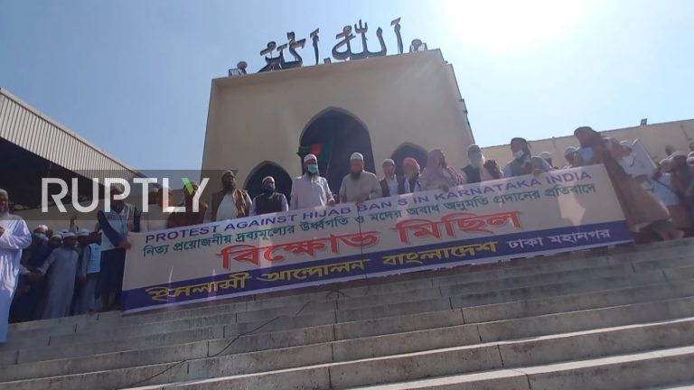 ‘Not a single Hindu woman come outside homes wearing religious symbols’: Islamists in Bangladesh issue threats while protesting ‘hijab ban’ in India