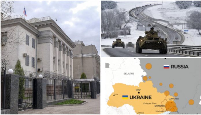 Russia cuts down its embassy staff from Ukraine
