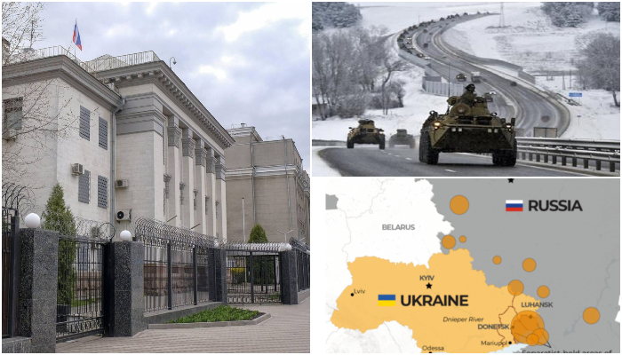 Amidst fear of invasion of Ukraine by Russia, US evacuates from the country, Russia cuts down its embassy staff
